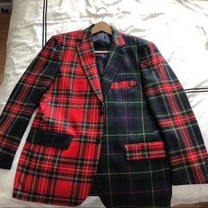 Mens VINEYARD VINES Tartan Plaid Blazer